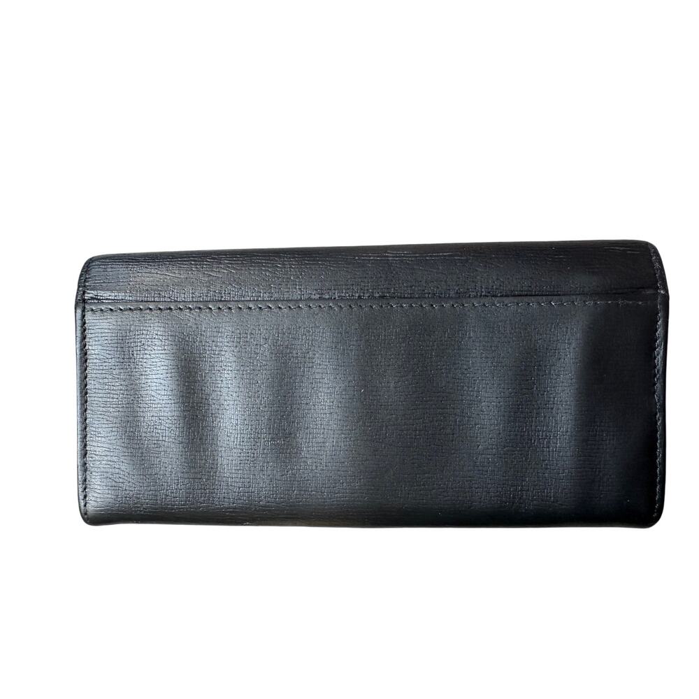 Gucci Black Long Bifold Wallet with Silver Belt Buckle - Picture 3 of 16